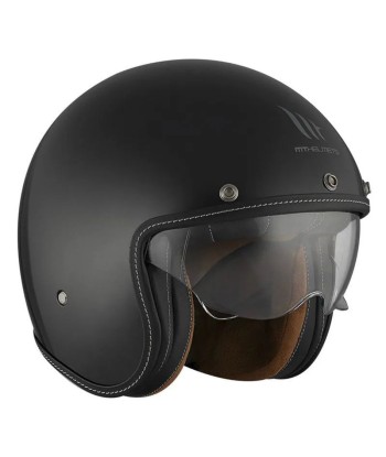 Casque moto jet harley davidson - Noir mat les ligaments