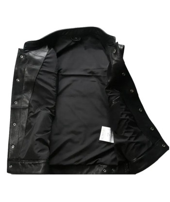 Veste moto cuir biker SOA sur le site 