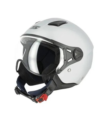 Jet Motorradhelm - Matt Grey Aviator de France