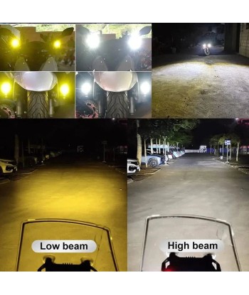 Phare led moto additionnel sur le site 