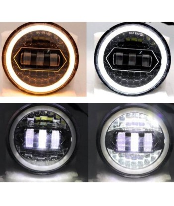 Phare rond moto led en ligne