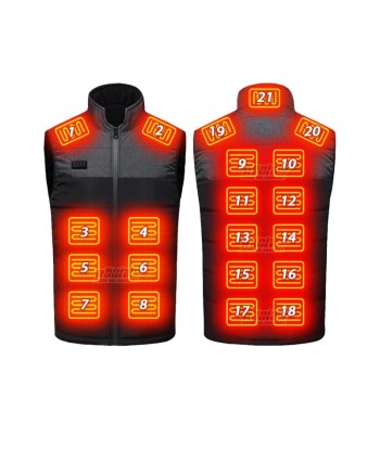 Gilet Chauffant Moto HOTGEAR™ - 21 Zones À commander