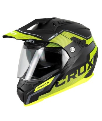 Casque moto cross / enduro - Jaune ouvre sa boutique