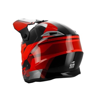 Casque moto cross homologuée - Rouge SWAPS S849 basket pas cher