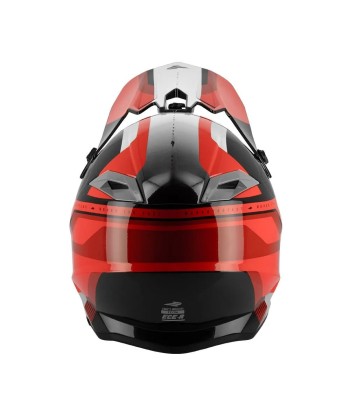 Casque moto cross homologuée - Rouge SWAPS S849 basket pas cher