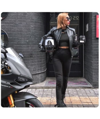 Pantalon Moto Femme Taille Haute Amélioration de cerveau avec