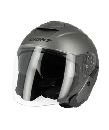 Casque moto Jet Fibre- S790 Titane les ligaments