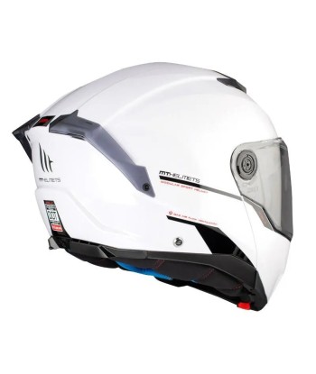 Casque  modulable moto ATOM 2 SV Bast - BLANC BRILLANT commande en ligne