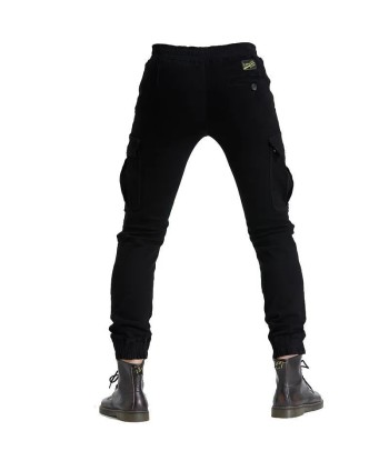 Pantalon moto cargo homme - Noir | UrbanGear™ s'inspire de l'anatomie humaine