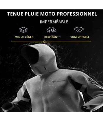 Combinaison pluie moto 2 pièces | Vulante™ l'achat 