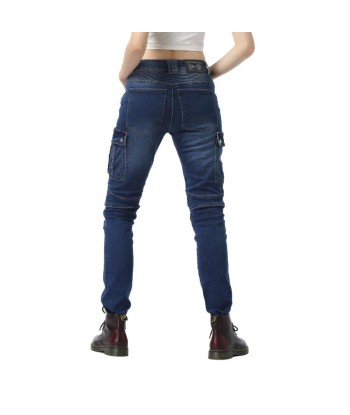 Pantalon jean moto femme - Bella Denim™ Bleu Livraison rapide