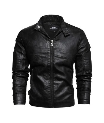 Vintage-Lederjacke für Herren - Braun 50% de réduction en Octobre 2024