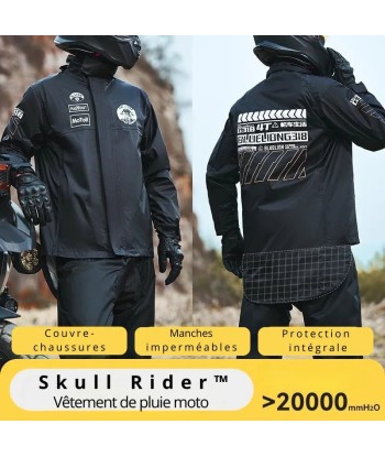 Vêtement de pluie moto Skull Rider™ du meilleur 