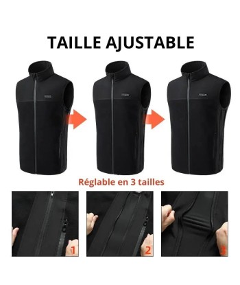 Gilet chauffant moto | VOLCAN.IO™ prix