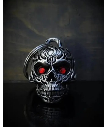 Einzigartige Motorradklingel "Flame Diamond Skull Bell" Profitez des Offres !