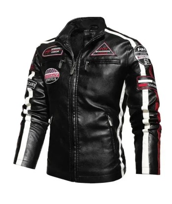 Vintage Biker-Lederjacke - Speed ​​​​RACE Black l'évolution des habitudes 