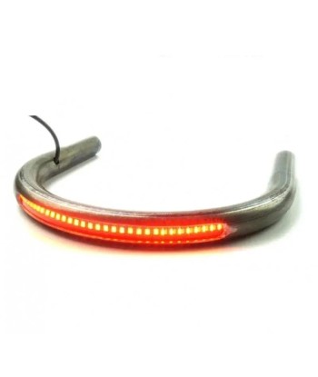 Café Racer Heckschnalle 175mm + LED-Beleuchtung est présent 