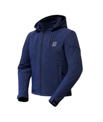 Blaue Urban-Motorradjacke – Zirkus paiement sécurisé