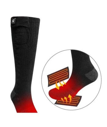 Beheizbare Motorradsocken - Schwarz pas cher