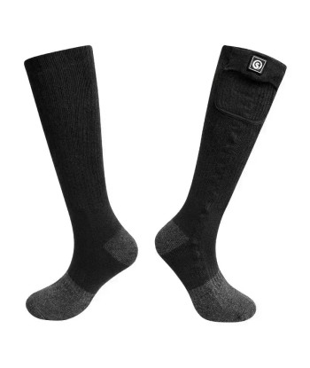 Beheizbare Motorradsocken - Schwarz pas cher