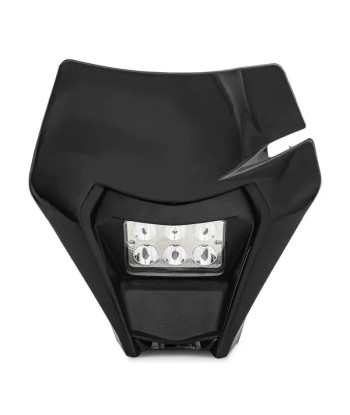 Motorrad-LED-Scheinwerfer + Platte für Enduro XDure BK2 Universalverkleidung schwarz Toutes les collections ici