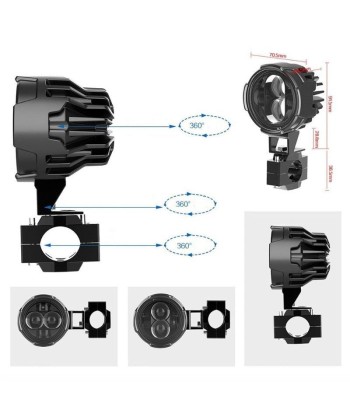 Zusätzliche Motorradbeleuchtung | R130 LUMITECH™ sur le site 