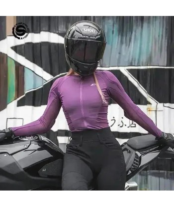 Damen-Motorrad-Schutzweste – Lila l'évolution des habitudes 